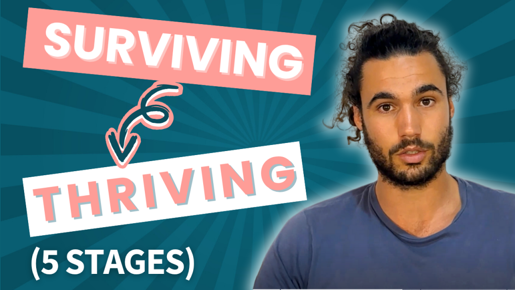 From Surviving To Thriving: The 5 Stages of Healing & Transformation - YTB THUMBNAILS